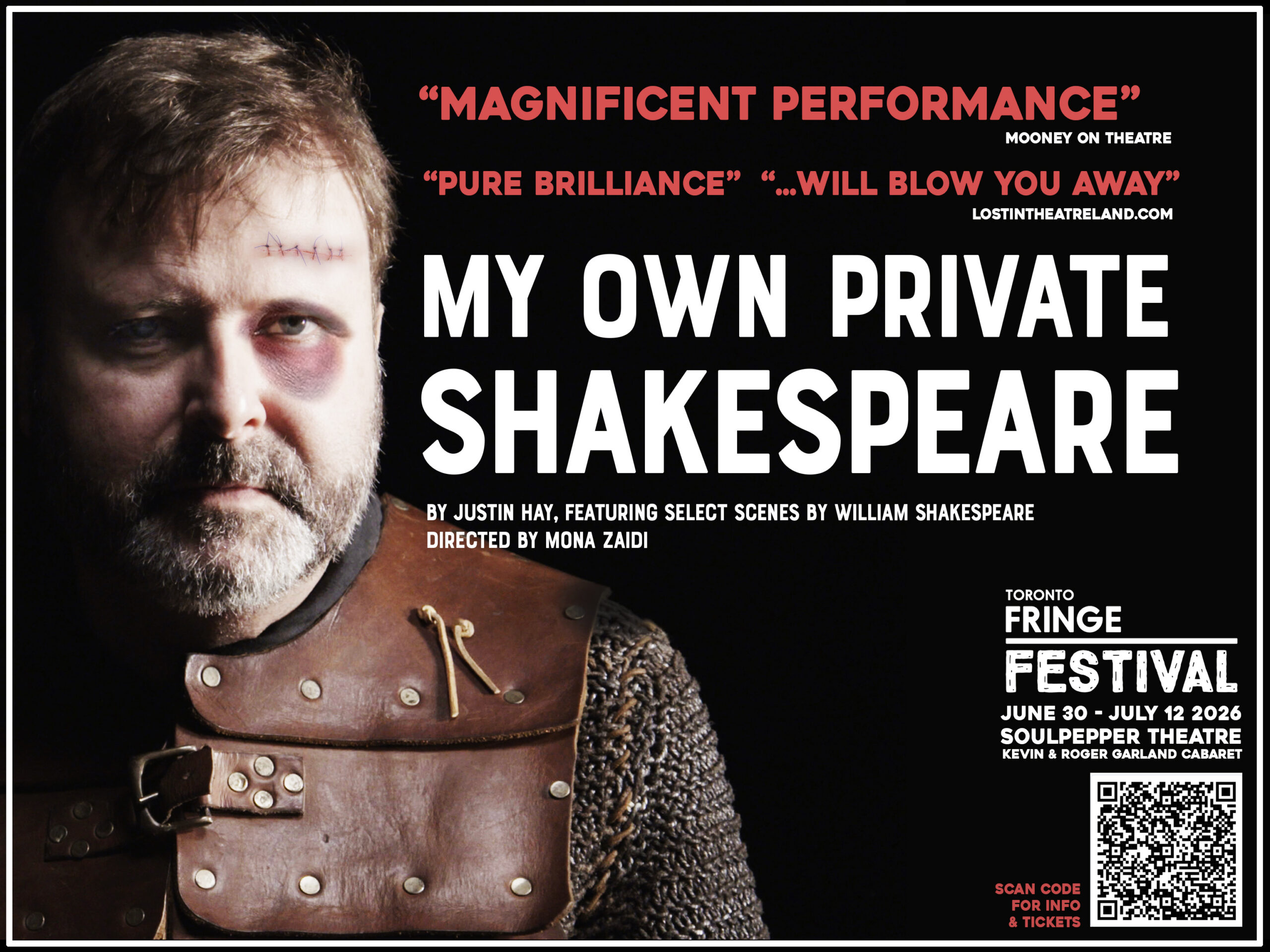 My Own Private Shakespeare Toronto Fringe 2026 poster